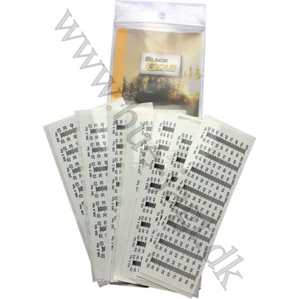 Black Gold Sight Tape Sigter og peep's Andersen's JagtGrej